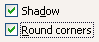 round shadow