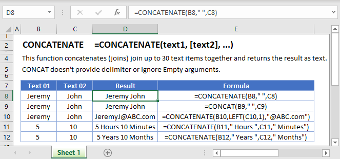 Concatinate Main