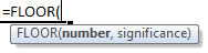 floor formula syntax