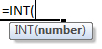 int formula syntax