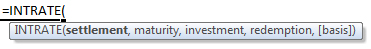 intrate formula syntax