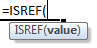 isref formula syntax