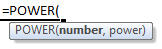 power formula syntax