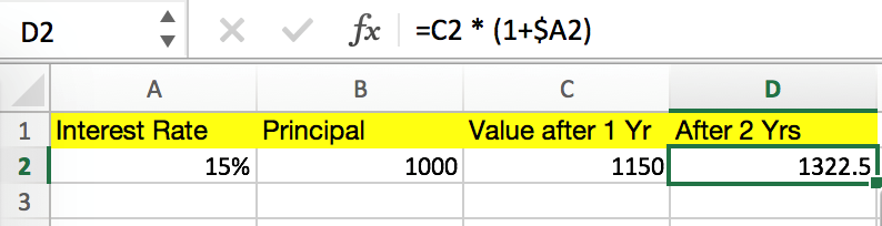 Compound Interest Excel