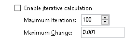 circular cell iteratiion