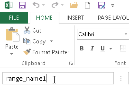named ranges 2