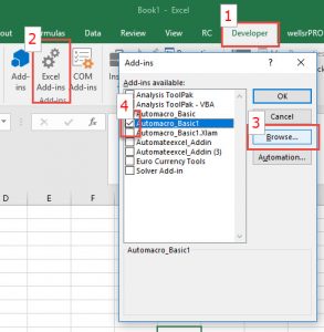 vba add in install