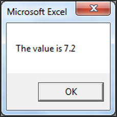 Rounding to 1 decimal place with a variable example