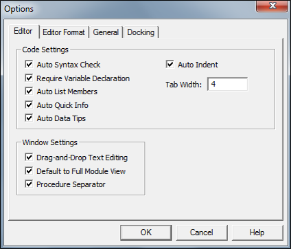 VBA Option Explicit 