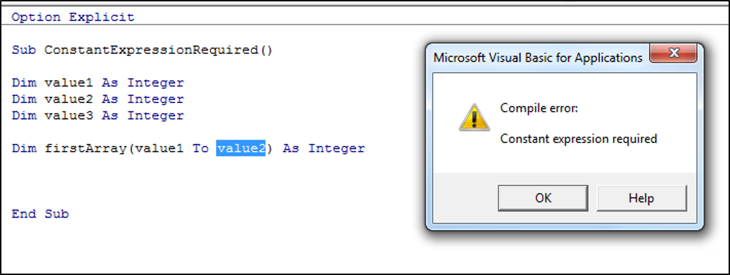 Static array instead of dynamic array