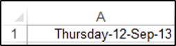 User Defined Custom Date Formatting