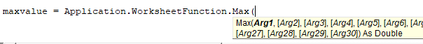 vba worksheetfunction