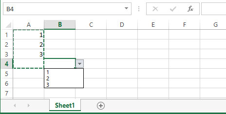 vba paste validation