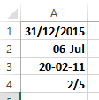 Vba DATEVALUE function