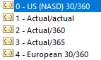 YEARFRAC Basis Table