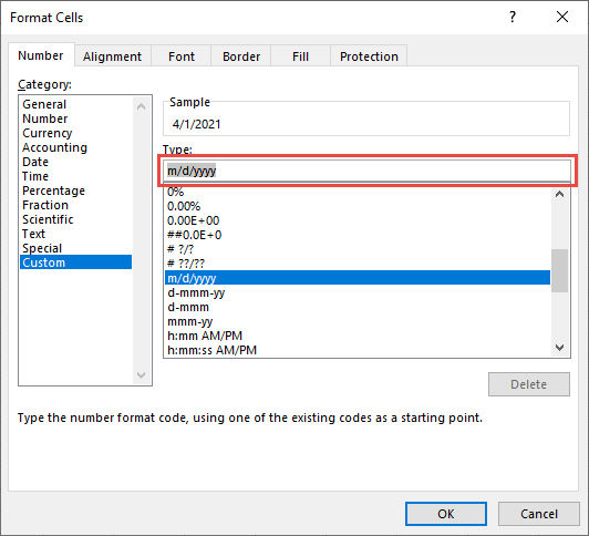 custom number formats excel