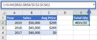 iferror array formula