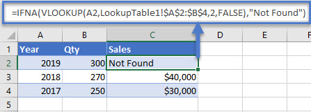 ifna function excel