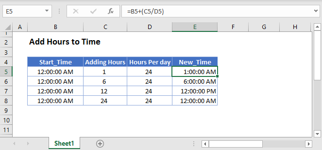 Add HRS Time Main
