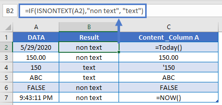 ISNONTEXT IF
