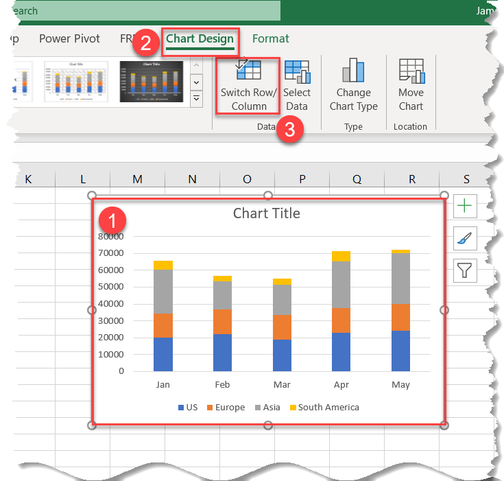 Swap Row Column Option