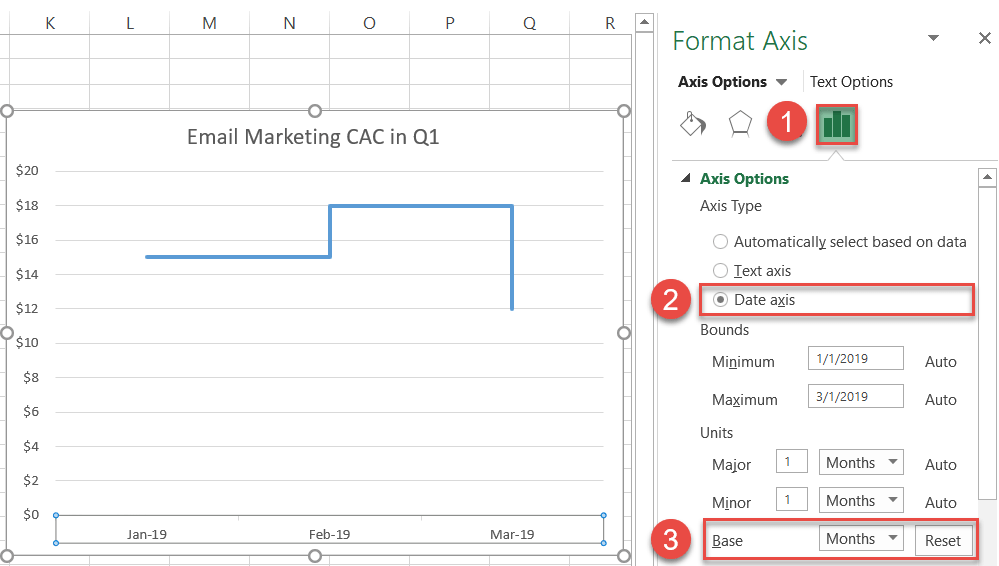 Change the base value