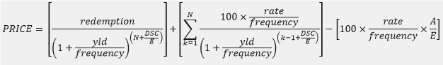 Price Formula when N>1