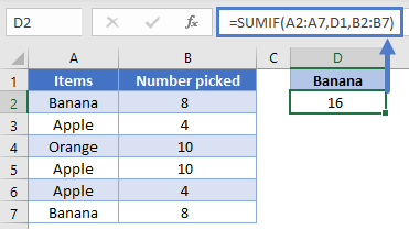 Two column SUMIF