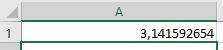 Vba PI function