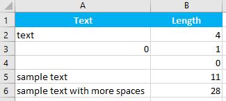 Vba len function