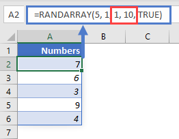 RANDARRAY EX 09