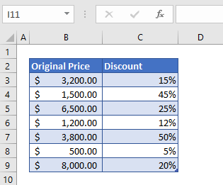 Decrease by Percentage step 1