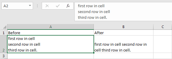 replace line break