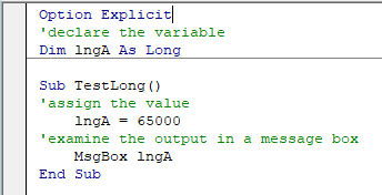 vba module declare module