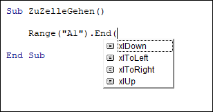 VBA Range End XlDown XlUp XlToRight XlToLeft Auto VBA