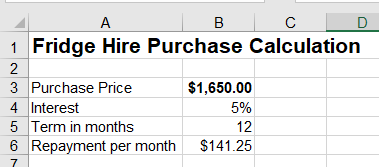 vba goal seek example 1 before