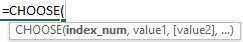 CHOOSE Function