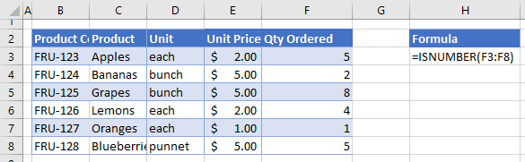 data validation isnumber