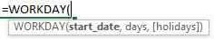 Workday Function