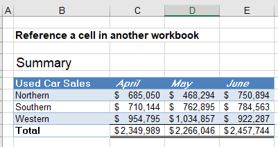 reference cell in another sheet workbook 15