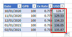 divide formula cells copy