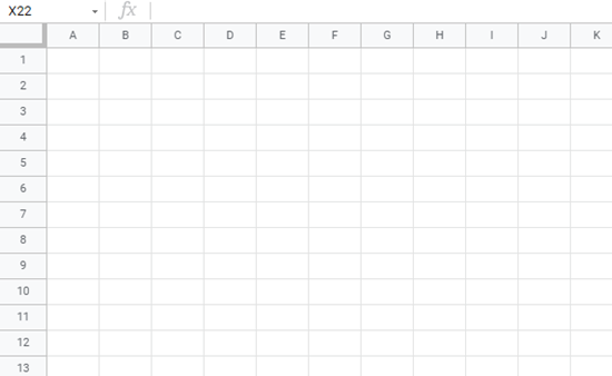 all cells same height width google sheets