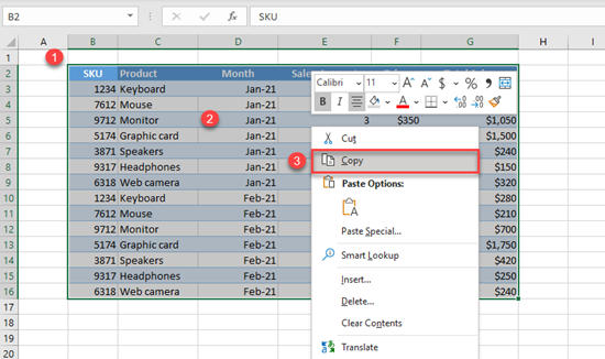 copy data table