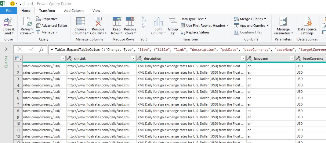 Converter AllColumns