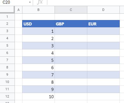 Converter GS Setup