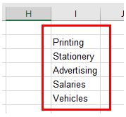 DDList valueList