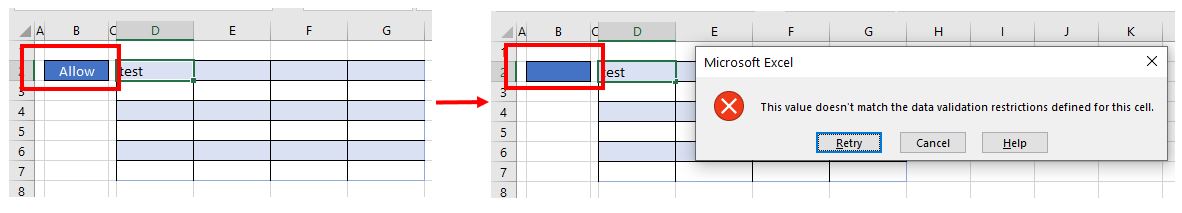 DataValidation Example