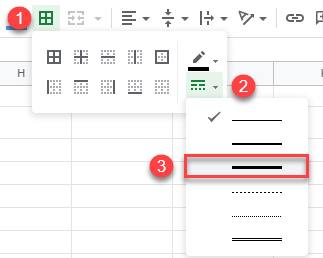 border style google sheets 2