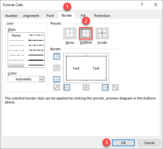 font settings border 2a