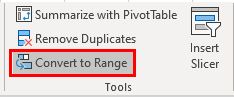 Convert GetData ConvertToRange